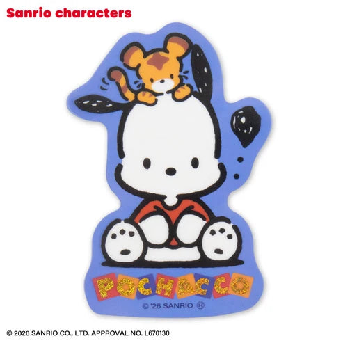 Pochacco Retro Clear Sticker