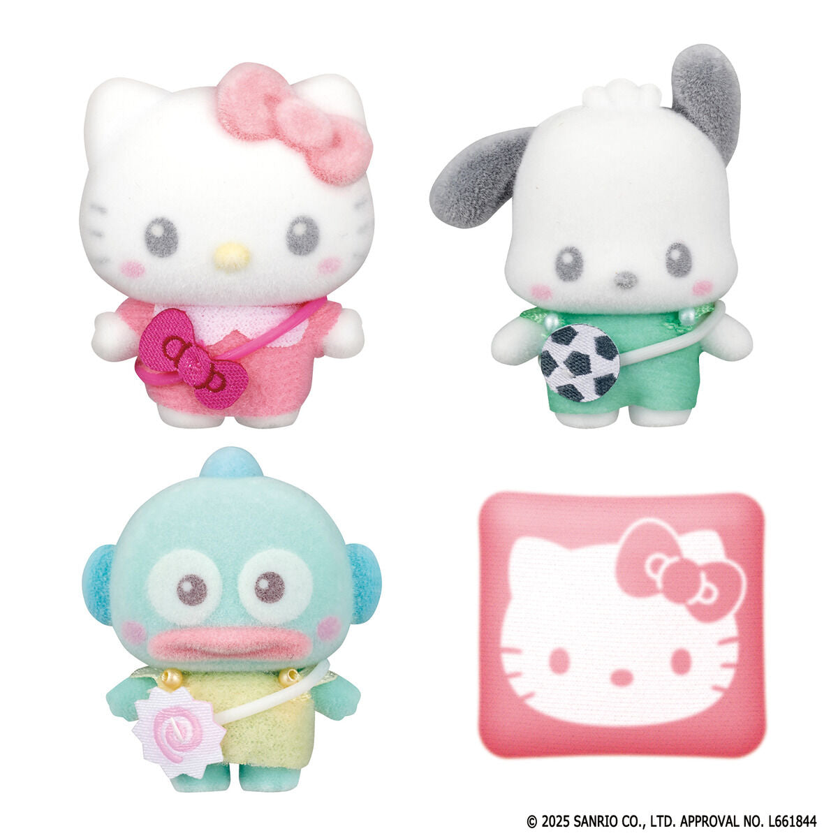 Bandai Petit Tomo Hello Kitty & Pochacco & Hangyodon