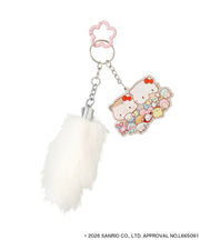 Hello Kitty "Tonari no Nyanko x Sanrio" Acrylic Keychain with Tail