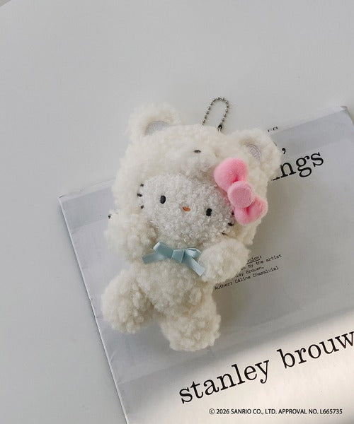 AS KNOW AS × Sanrio Bear Mascot Plush - Hello Kitty