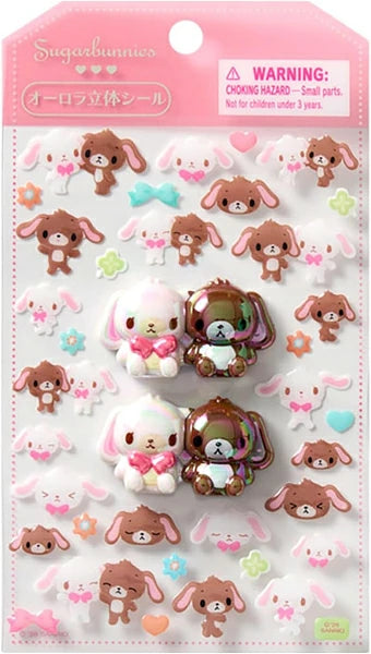 Sugarbunnies 3D Marble Sticker