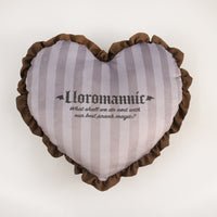 Lloromannic Gothic Heart Cushion