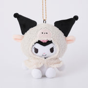 Kuromi "Animal Poncho" Plush Mascot