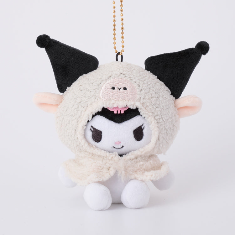 Kuromi "Animal Poncho" Plush Mascot