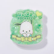 Pochacco "I Love You Fluffy" Acrylic Clip Badge