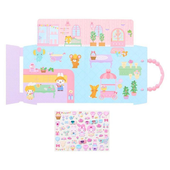 My Melody Cafe Sticker Set Bag