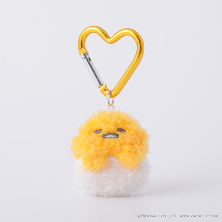Gudetama "Cheek Squeeze" Mini Fuzzy Mascot Plush