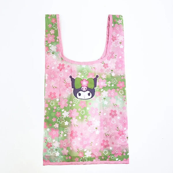Kuromi "Matcha Sakura Kimono" Eco Bag & Plush Mascot