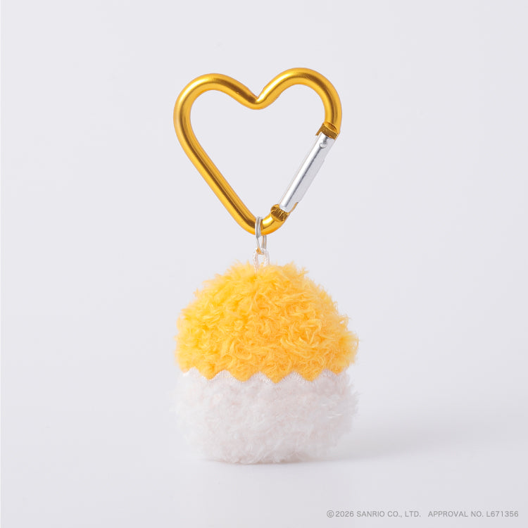 Gudetama "Cheek Squeeze" Mini Fuzzy Mascot Plush