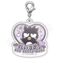 Badtz Maru "I Love You Fluffy" Acrylic Charm
