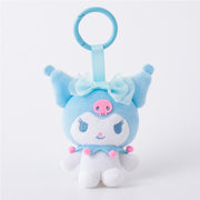 Kuromi Colorful Mini Plush Mascot - Light Blue