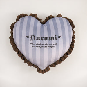 Kuromi Gothic Heart Cushion
