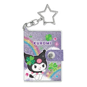 Kuromi Glitter Sticker Book Keychain