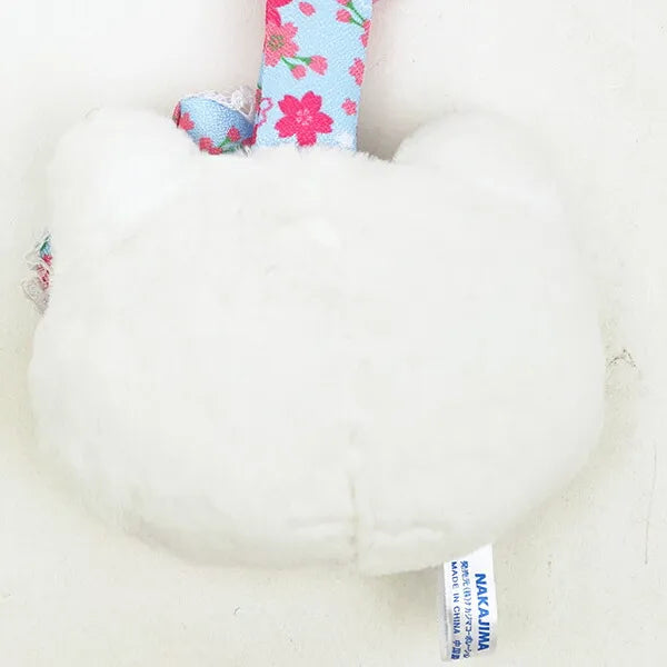 Hello Kitty Sakura Kimono Face Plush Blue