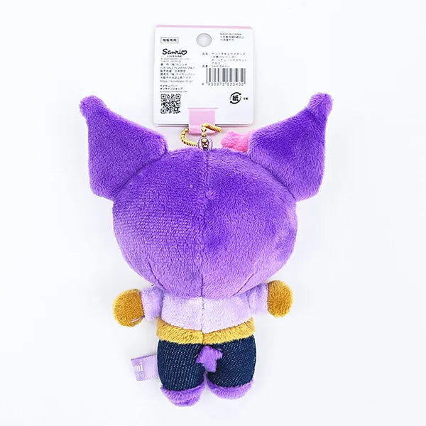 Tan Kuromi Hibiscus Mascot Plush