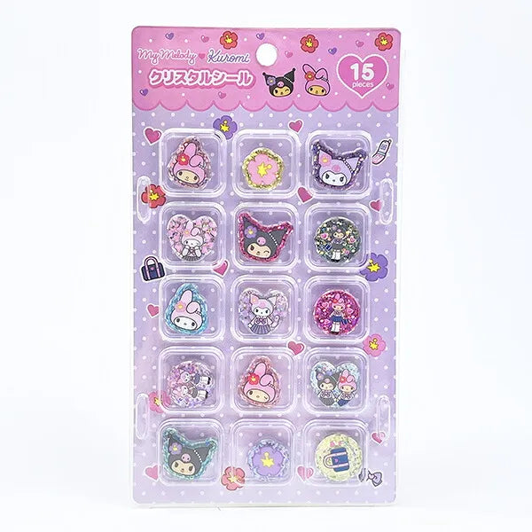 My Melody & Kuromi Style Up Crystal Stickers