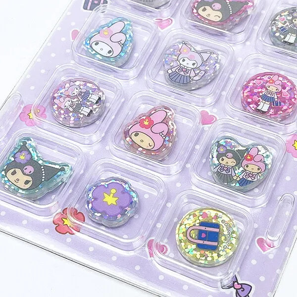 My Melody & Kuromi Style Up Crystal Stickers