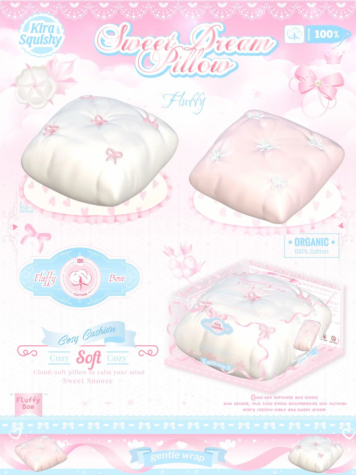 Lisa Kira Sweet Dream Pillow Squishy