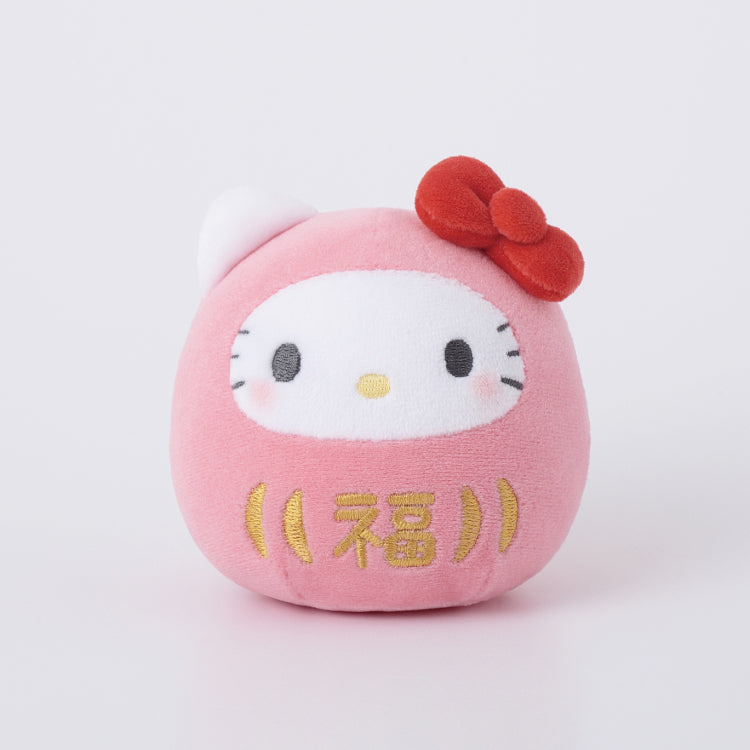 Hello Kitty Lucky Daruma Mochi Plush