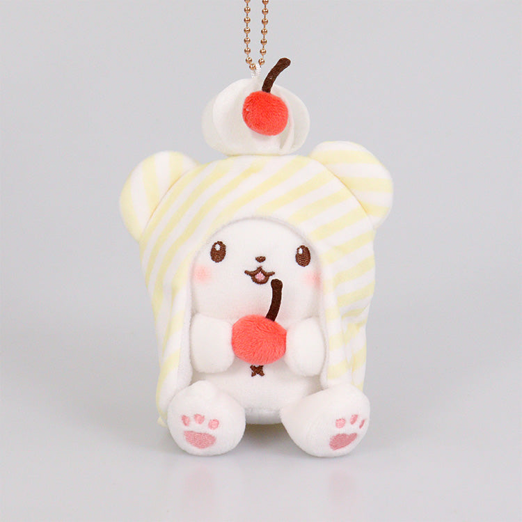 Marumofubiyori Munching Fruit Mascot Plush