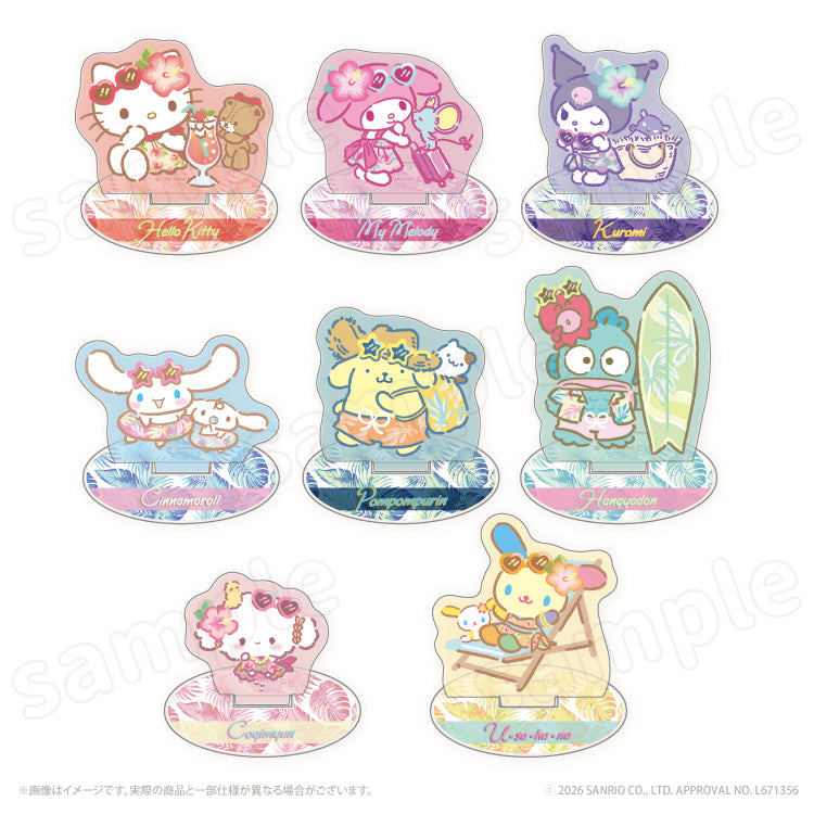 Sanrio Character "Enjoy! Summer Vacation" Acrylic Stand Blind Bag