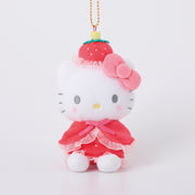 Hello Kitty Strawberry Crown Mascot Plush