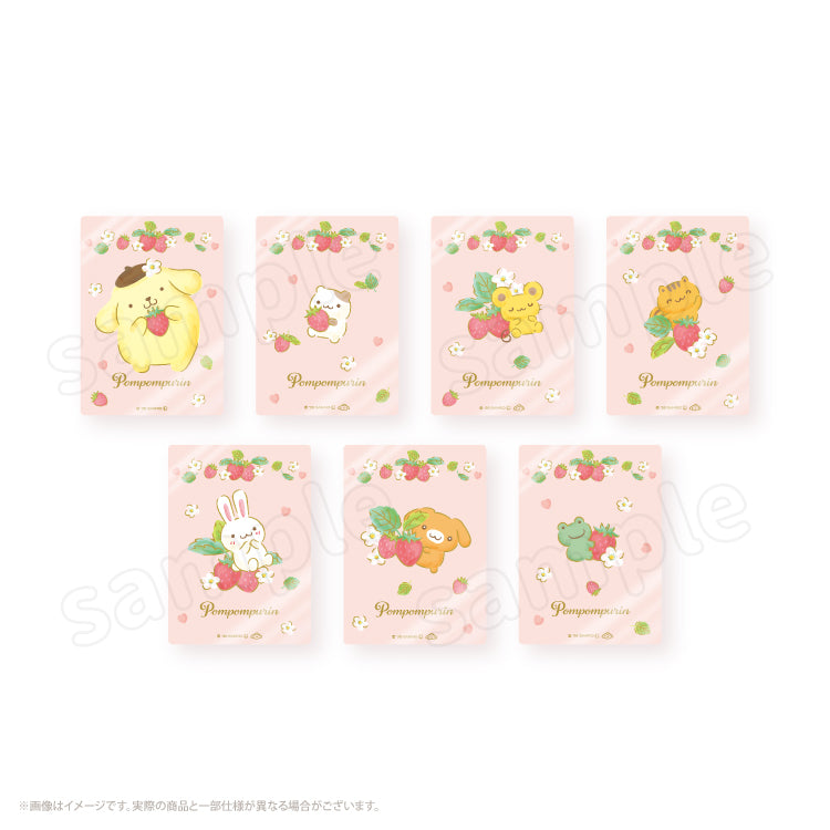 PomPomPurin "Strawberry Friends" Clear Card Blind Pack