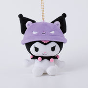 Kuromi Baku Hat Mood Mascot Plush