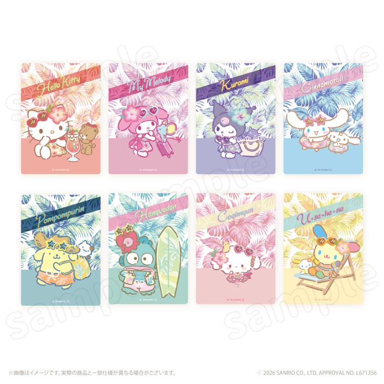 Sanrio Character "Enjoy! Summer Vacation" Clear Card Blind Bag