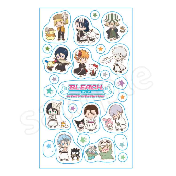 BLEACH x Sanrio 2nd Series Sticker Sheet