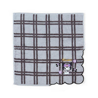 Kuromi Scalloped Plaid Small Towel