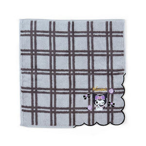 Kuromi Scalloped Plaid Small Towel