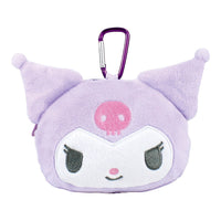 Kuromi Plush Face Pouch Carabiner

