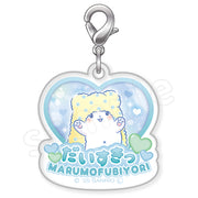 Marumofubiyori"I Love You Fluffy" Acrylic Charm