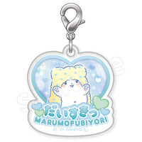 Marumofubiyori"I Love You Fluffy" Acrylic Charm
