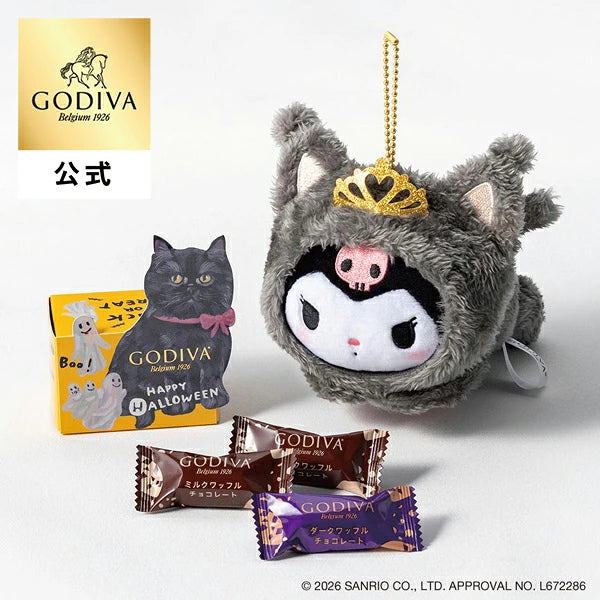 Kuromi x GODIVA Choco Halloween 2026 Plush Mascot