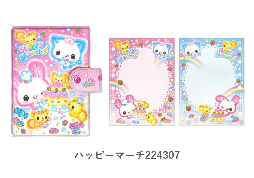 Heisei Retro Sticker Binder Awawa-chan Happy March