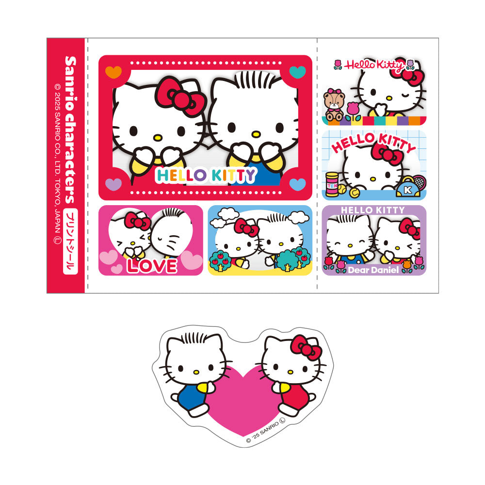 Hello Kitty & Dear Daniel Purikura Sticker Bag