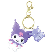 Kuromi Die Cut Twin Keychain