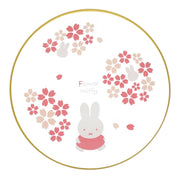 Flower Miffy Glass Plate