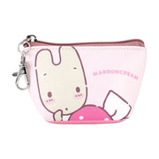 Marroncream Triangle Mini Pouch