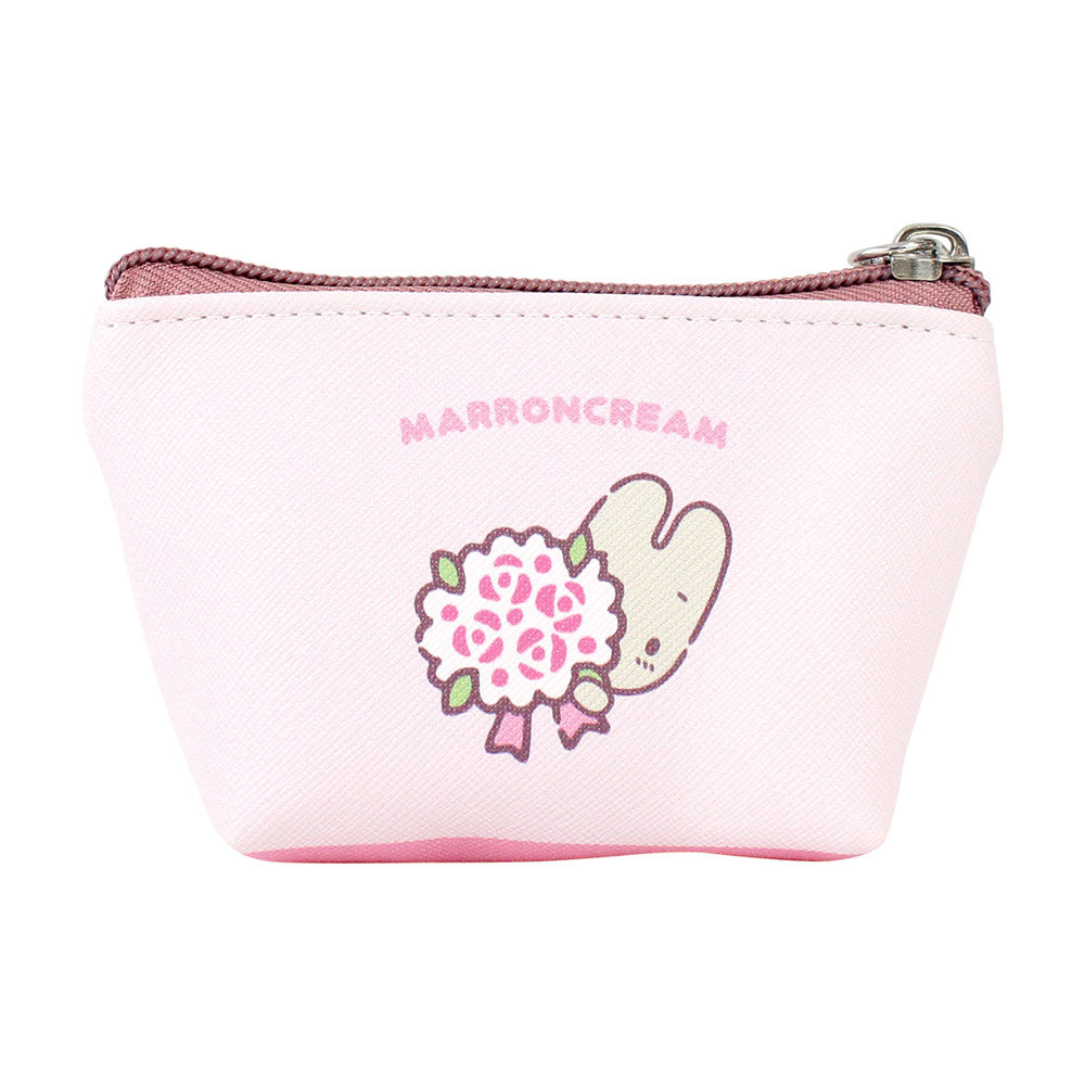 Marroncream Triangle Mini Pouch