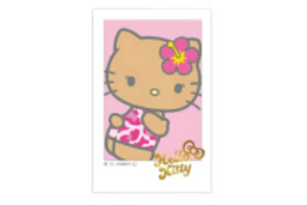 Tan Hello Kitty Polaroid Photo Sticker