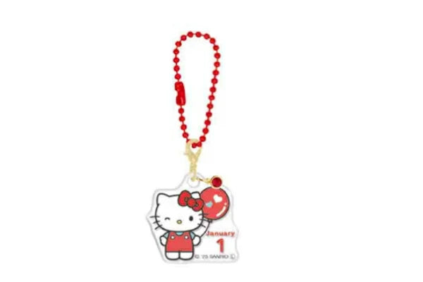 Hello Kitty Birthday Keychain [Jan]