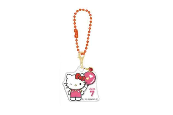 Hello Kitty Birthday Keychain [July]