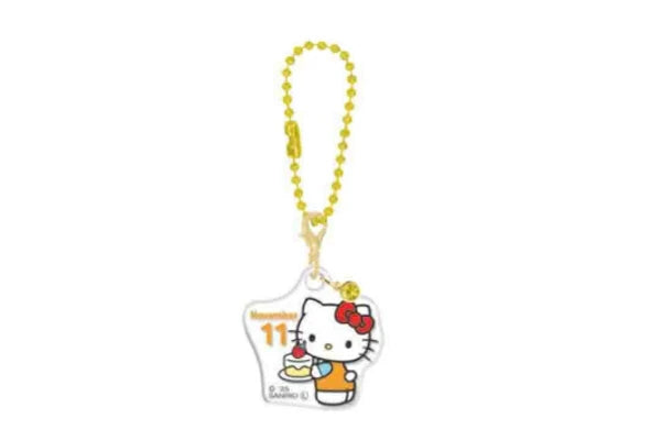 Hello Kitty Birthday Keychain [Nov]