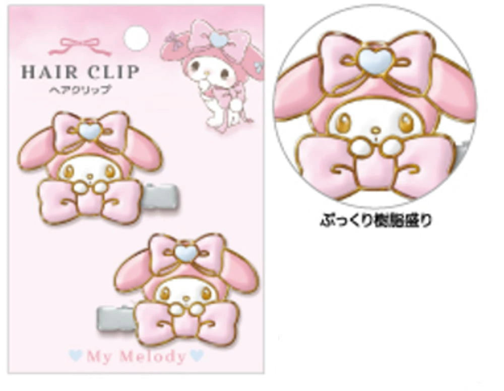 My Melody Ribbon Hair Clips