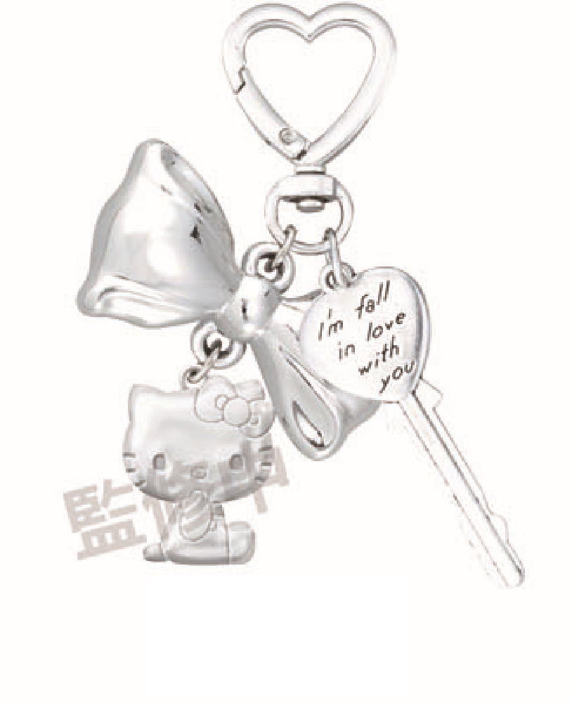 Hello Kitty Silver Bag Charm