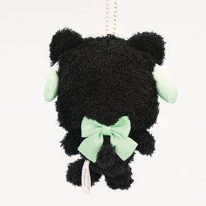 Pochacco Fluffy Black Kitty Mascot Plush