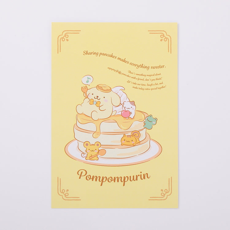 PomPomPurin "Happy Flavor" Postcard